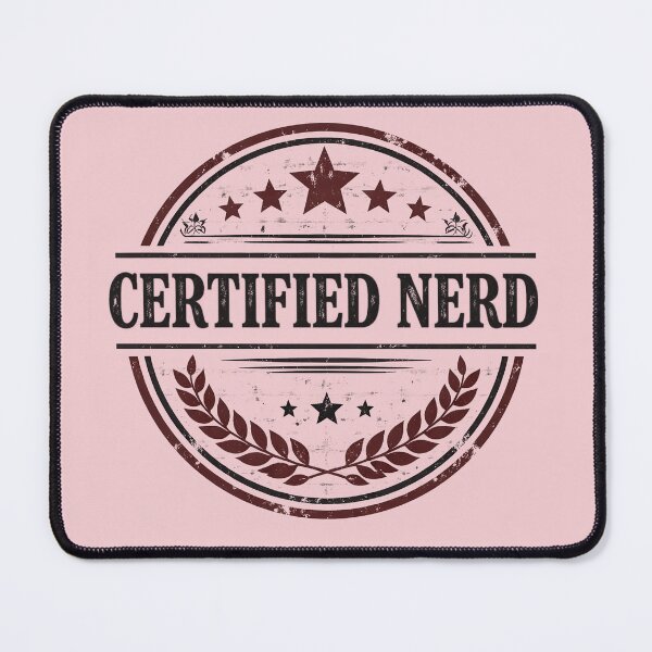 Item preview, Certified Nerd Badge designed and sold by Icareis-Studios.