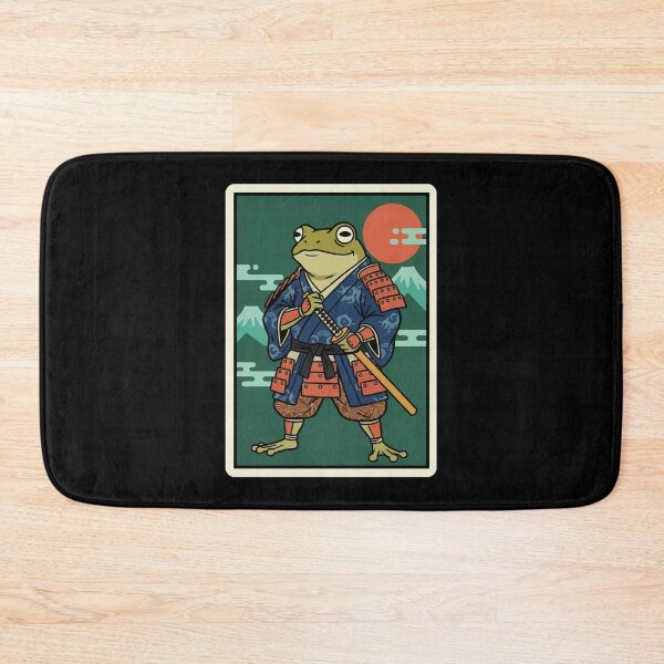 Item preview, Samurai Frog Japanese Warrior Animal Vintage designed and sold by JordynLadukeg65.