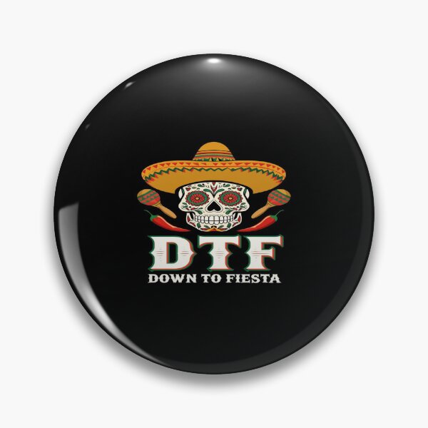 Item preview, DTF Down to Fiesta Sugar Skull Sombrero Party Design for Cinco de Mayo & Fun Nights designed and sold by Bright Nest Studio.