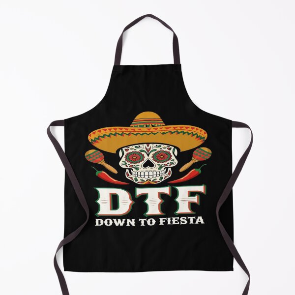 Item preview, DTF Down to Fiesta Sugar Skull Sombrero Party Design for Cinco de Mayo & Fun Nights designed and sold by Bright Nest Studio.