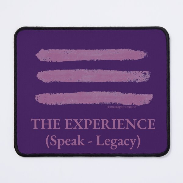 Item preview, Experience - Neolithic Cipher - Speak and Legacy - Minimalist T-Shirt - #2 designed and sold by Message from Earth.