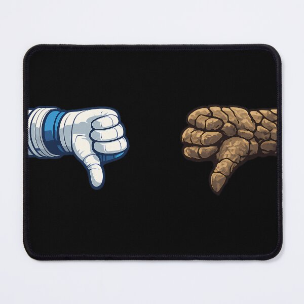 Item preview, Space Misunderstanding Thumbs Down - Alien Rock vs Astronaut Art designed and sold by Art-Selling.