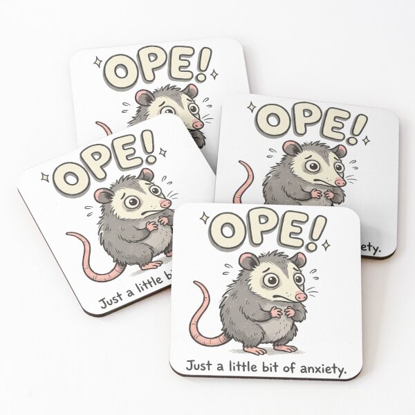 Item preview, Ope! Just a little bit of anxiety designed and sold by Paws And Pause.
