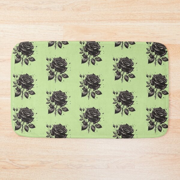 Item preview, Ink Rose – Black & White Botanical Tattoo Design designed and sold by Dogandesighn.