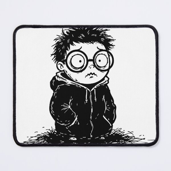 Item preview, Worried Child Oversized Manga Hoodie designed and sold by PixelStudioBe.