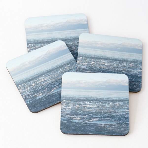 Item preview, Cold Cobalt Blue Ice Floes designed and sold by Georgia Mizuleva.