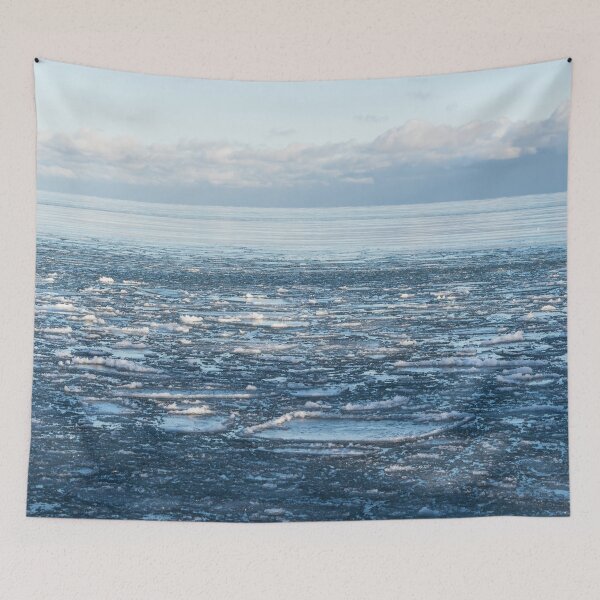 Item preview, Cold Cobalt Blue Ice Floes designed and sold by Georgia Mizuleva.