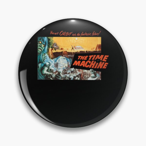 Item preview, You Will Orbit Into The Fantastic Future The Time Machine Movie Poster designed and sold by AD37.