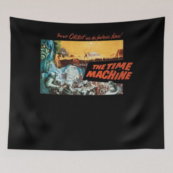Item preview, You Will Orbit Into The Fantastic Future The Time Machine Movie Poster designed and sold by AD37.