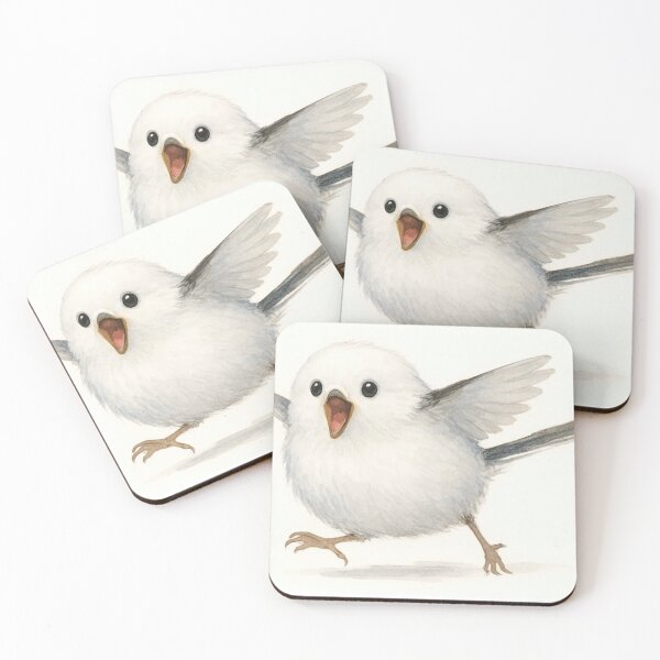 Item preview, Tiny Happy Bird – Cute Minimal Illustration designed and sold by EchoWave11.