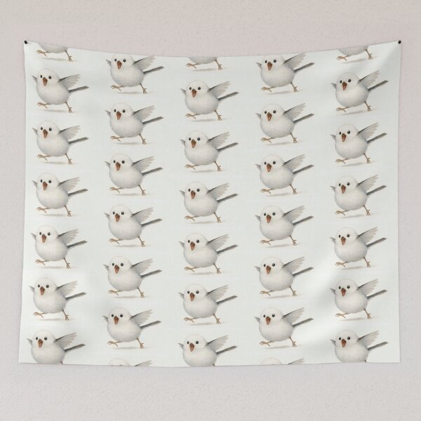 Item preview, Tiny Happy Bird – Cute Minimal Illustration designed and sold by EchoWave11.