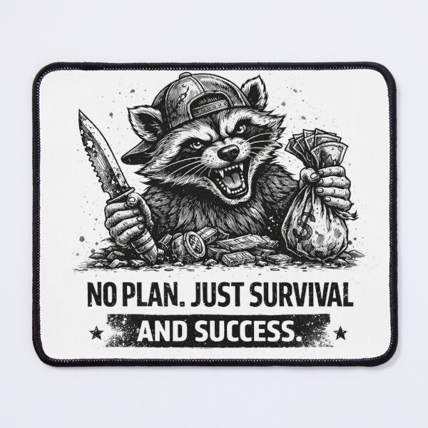 Item preview, No Plan Just Survival Success Mindset designed and sold by the-dovlat.