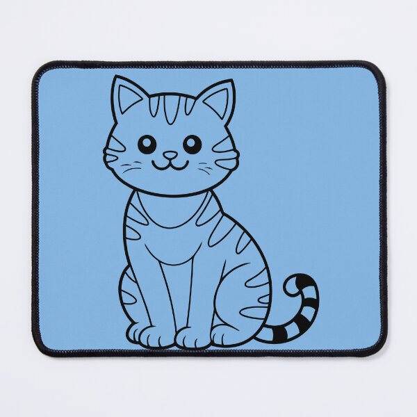 Item preview, Cute cartoon cat coloring page for kids designed and sold by SarkisovaNune.