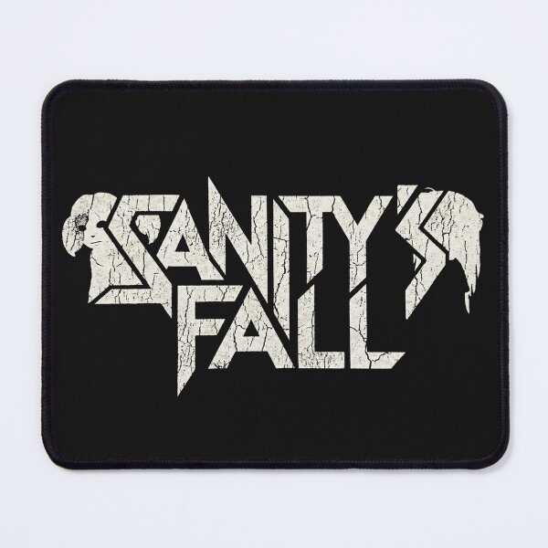 Item preview, Sanity Falls Black Metal Band Logo T-Shirt - Sally Face Horror Game Fan Art Apparel designed and sold by GeniePixel.