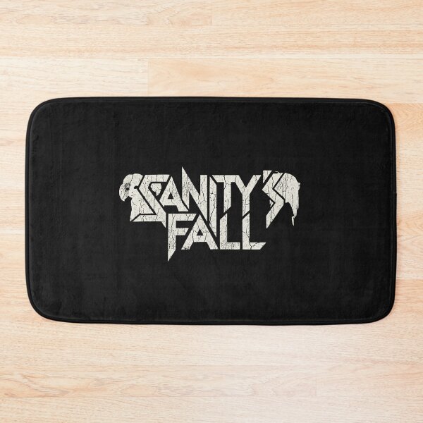 Item preview, Sanity Falls Black Metal Band Logo T-Shirt - Sally Face Horror Game Fan Art Apparel designed and sold by GeniePixel.