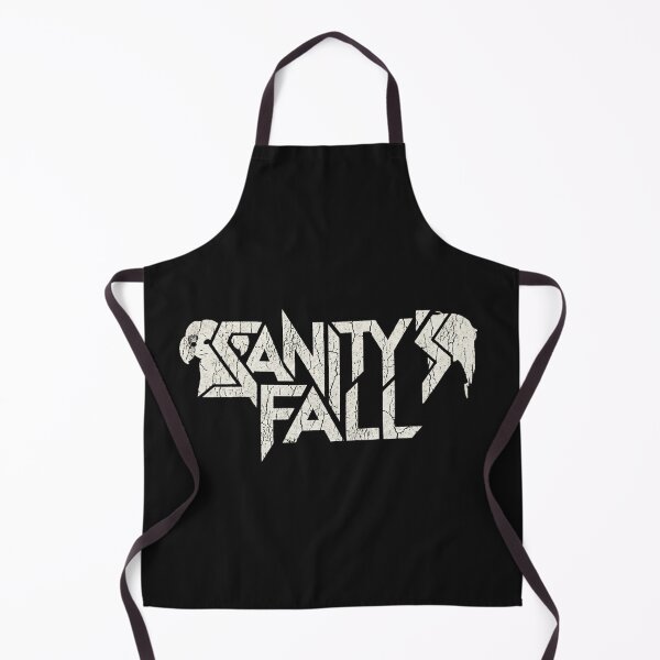 Item preview, Sanity Falls Black Metal Band Logo T-Shirt - Sally Face Horror Game Fan Art Apparel designed and sold by GeniePixel.