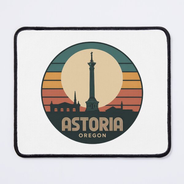Item preview, Astoria Oregon: Sunset Column Badge designed and sold by CircinusStore.