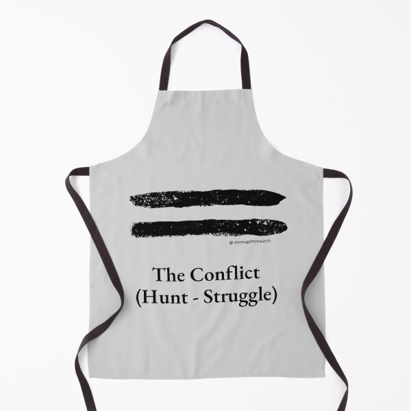 Item preview, Conflict - Neolithic Cipher - Hunt and Struggle - Minimalist T-Shirt - #2 designed and sold by Message from Earth.