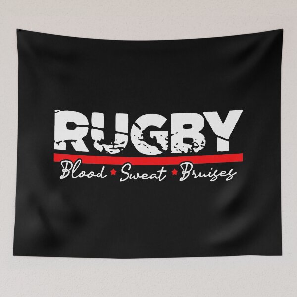 Item preview, Rugby Blood Sweat Bruises Funny Tough Sports designed and sold by GabrieSketcham.