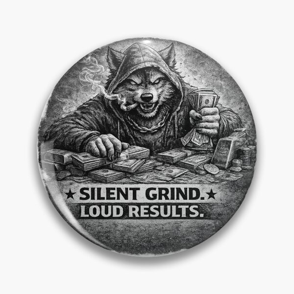 Item preview, Silent Grind Loud Results Motivation designed and sold by the-dovlat.