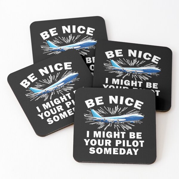 Item preview, Be Nice I Might Be Pilot designed and sold by Emberglowo.