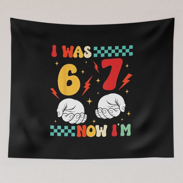 Item preview, I Was 6 Now I’m 7 Funny Birthday Gaming Style designed and sold by gladysenglish.
