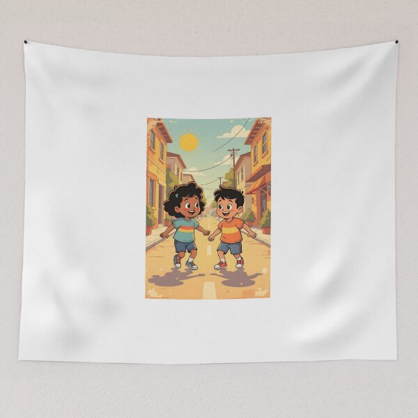 Item preview, Retro Street Play – 90s Kids Nostalgia T-Shirt designed and sold by SoulGraphixx.