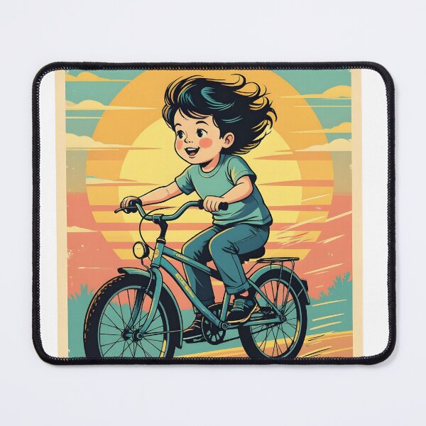 Item preview, “Retro Bicycle Ride – Childhood Freedom T-Shirt” designed and sold by SoulGraphixx.