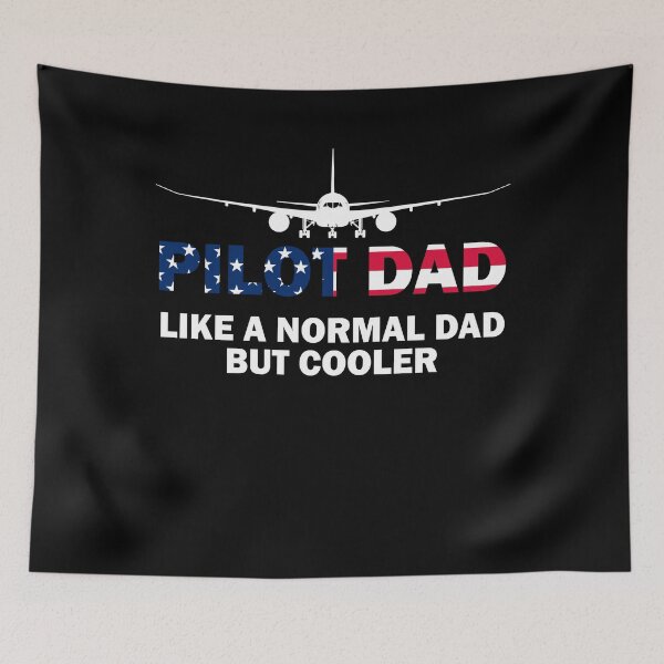 Item preview, Pilot Dad American Flag Airplane Shirt designed and sold by Emberglowo.