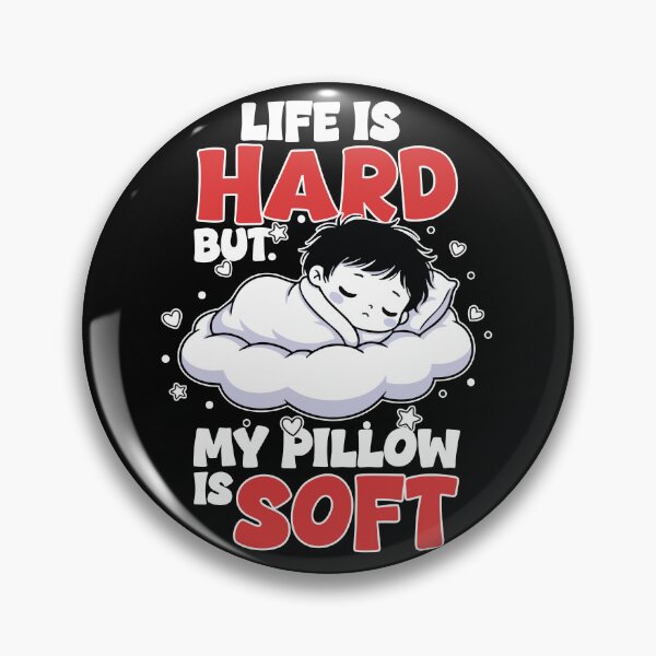 Item preview, Zen Sleep “Life is Hard My Pillow Soft” designed and sold by PixelStudioBe.