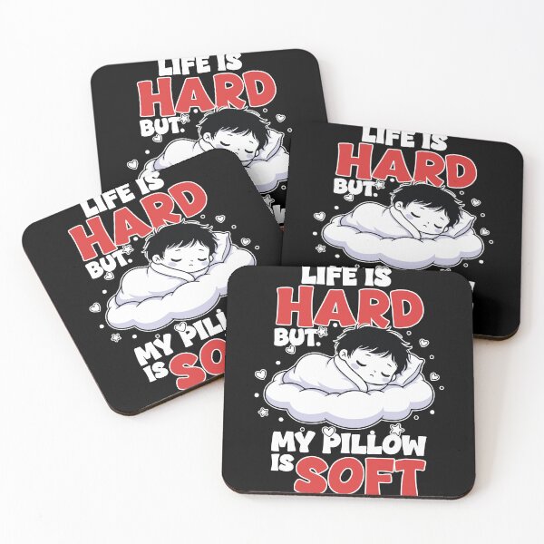 Item preview, Zen Sleep “Life is Hard My Pillow Soft” designed and sold by PixelStudioBe.