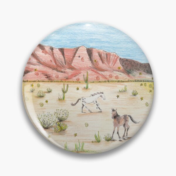 Item preview, Mustangs having fun | Wild horses | Rocky Mountains  designed and sold by aliekesdrawings.