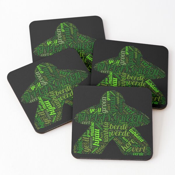 Item preview, Green Meeple designed and sold by Boardgameo.