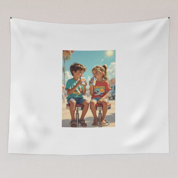 Item preview, Retro Summer Vibes – Chill Kids Nostalgia T-Shirt designed and sold by SoulGraphixx.