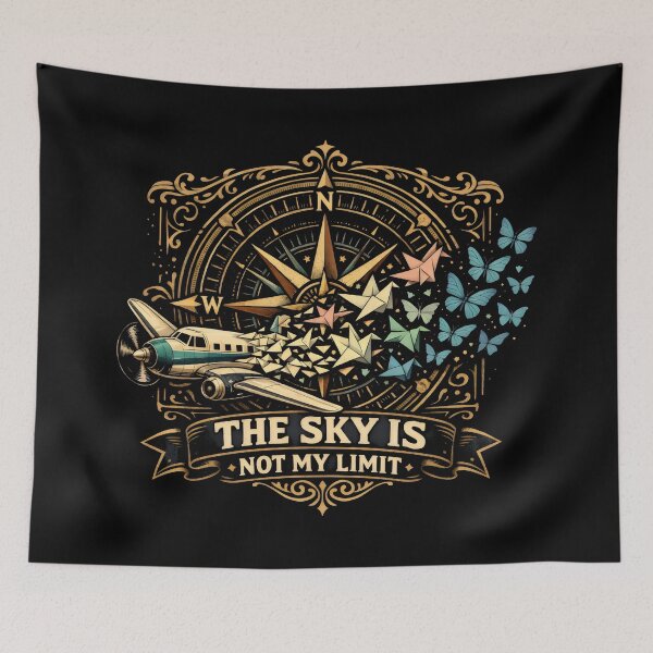 Item preview, The Sky Is Not My Limit Aviation History Maker designed and sold by SplashTastic.