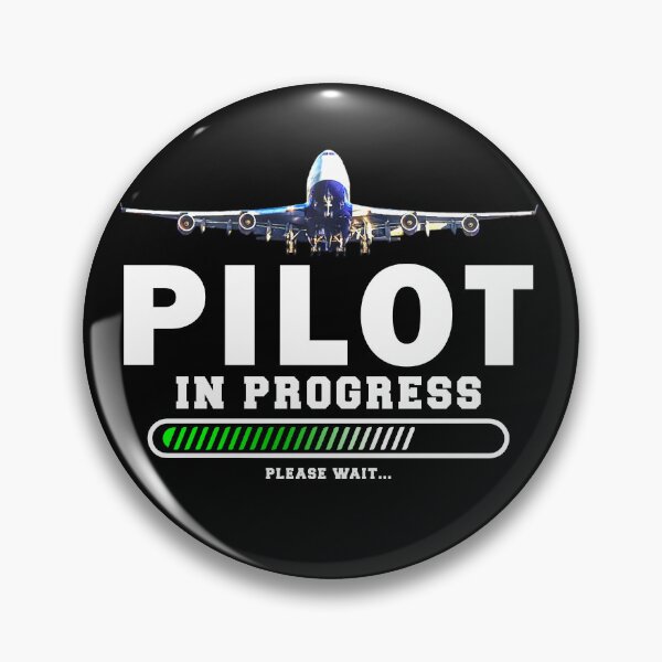 Item preview, Pilot In Progress Airplane Funny Shirt designed and sold by Emberglowo.