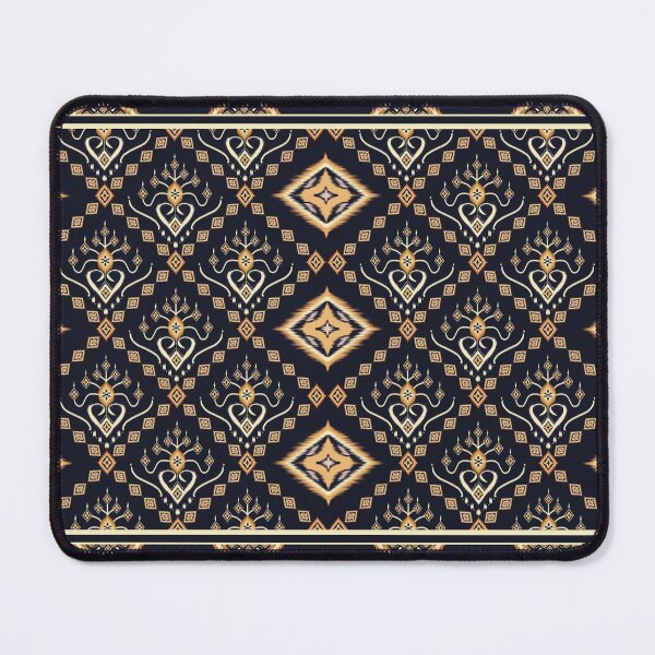 Item preview, Candelabra ikat pattern designed and sold by PearlAndJade.