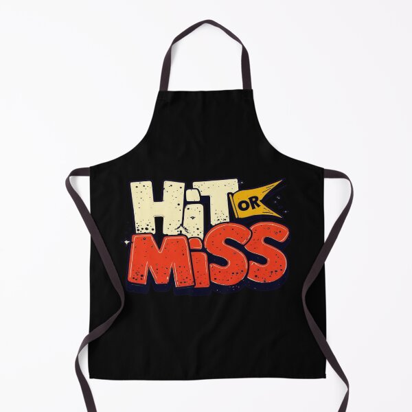 Item preview, Retro “Hit or Miss” Bold Block Letter Design for Gamers, Trend Lovers & Aesthetic Fans designed and sold by Bright Nest Studio.