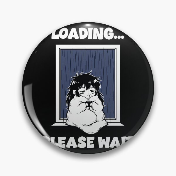 Item preview, Rain "Loading Please Wait" Manga Mood designed and sold by PixelStudioBe.