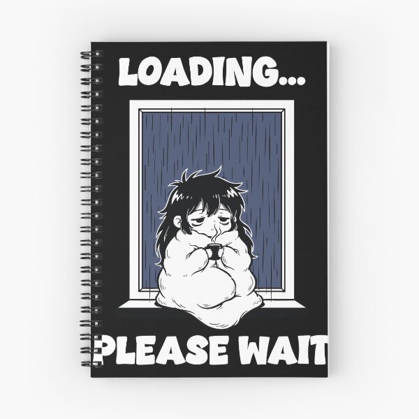 Item preview, Rain "Loading Please Wait" Manga Mood designed and sold by PixelStudioBe.