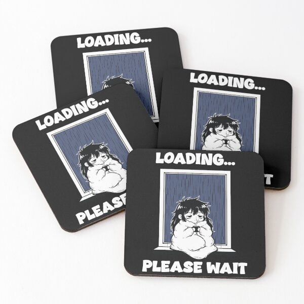 Item preview, Rain "Loading Please Wait" Manga Mood designed and sold by PixelStudioBe.