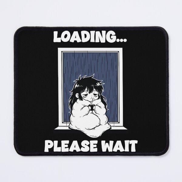 Item preview, Rain "Loading Please Wait" Manga Mood designed and sold by PixelStudioBe.