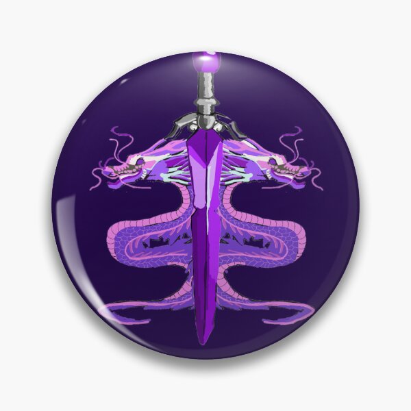 Item preview, Purple Dragon Sword  designed and sold by Glow&Vibe.
