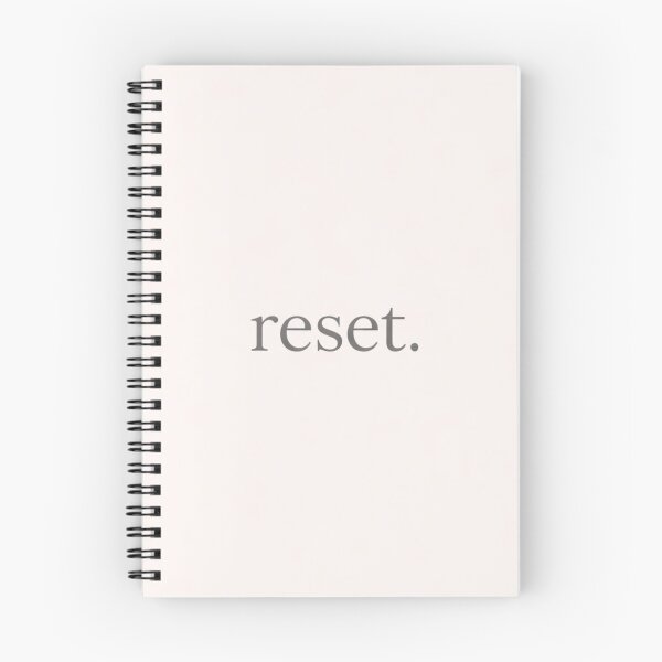 Item preview, Reset Minimal Aesthetic Typography Design | Low Battery Society designed and sold by Low Battery Society.