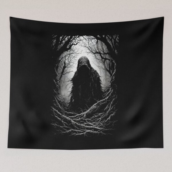 Item preview, Grim Reaper in Haunted Forest Horror Black Metal designed and sold by MorbidDreams.