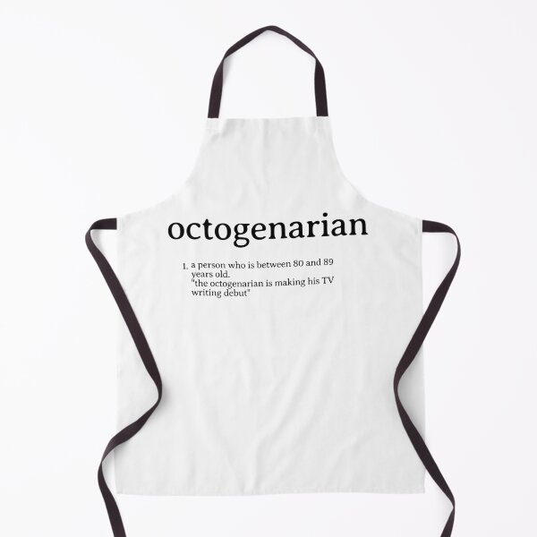 Item preview, Octogenarian definition funny birthday vintage design designed and sold by CeliaZnx.