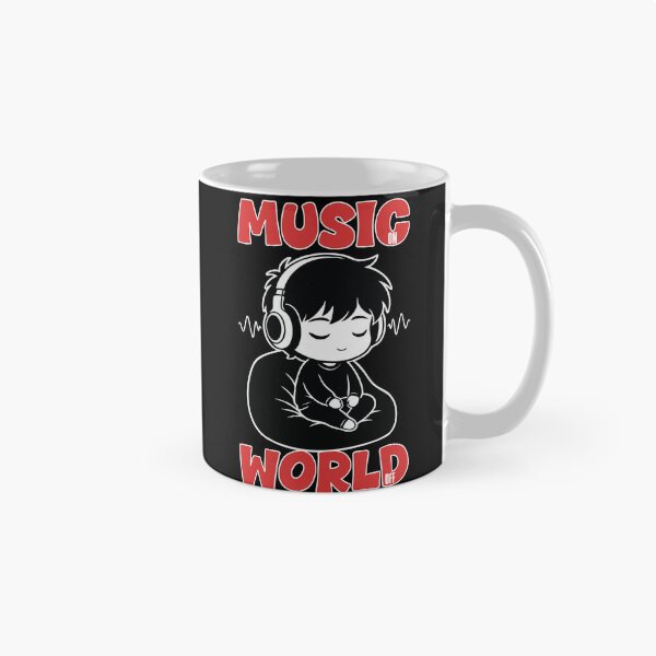 Item preview, Music On World Off Manga Zen Headphones designed and sold by PixelStudioBe.