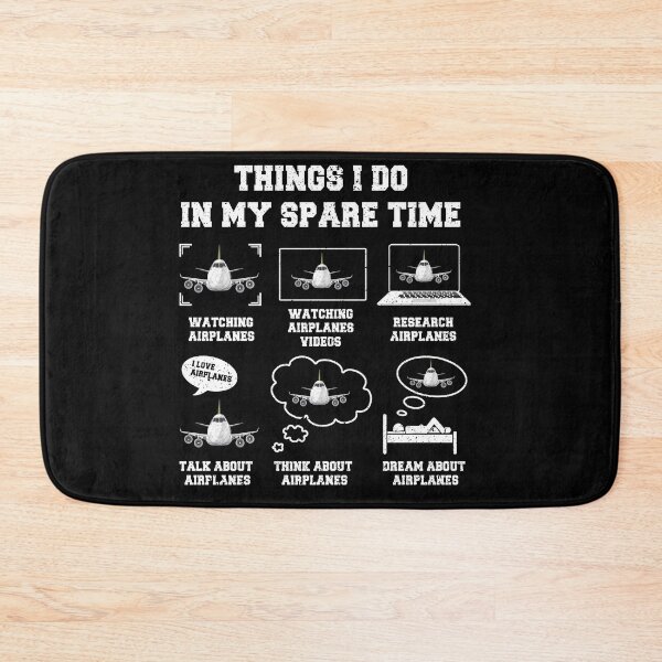 Item preview, Airplane Lover Spare Time Aviation Shirt designed and sold by Emberglowo.