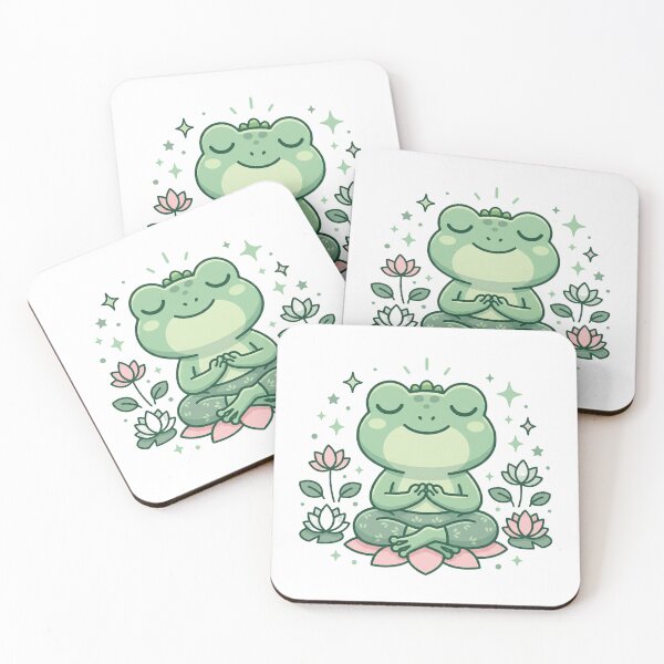 Item preview, Frog Doing Yoga — Funny Cottagecore Frog Lover Gift  designed and sold by Kalash12.