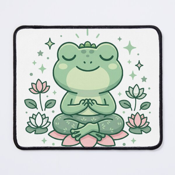Item preview, Frog Doing Yoga — Funny Cottagecore Frog Lover Gift designed and sold by Kalash12.